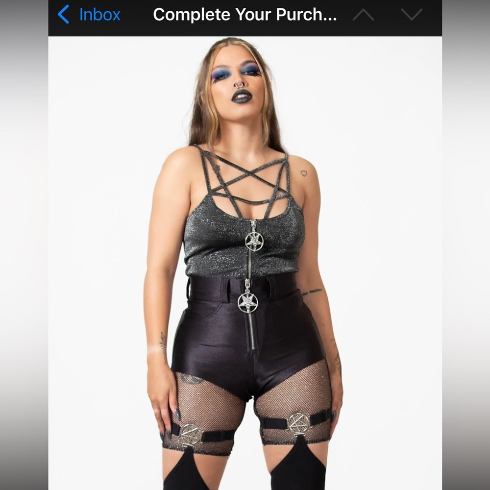 Killstar succuba hot pants